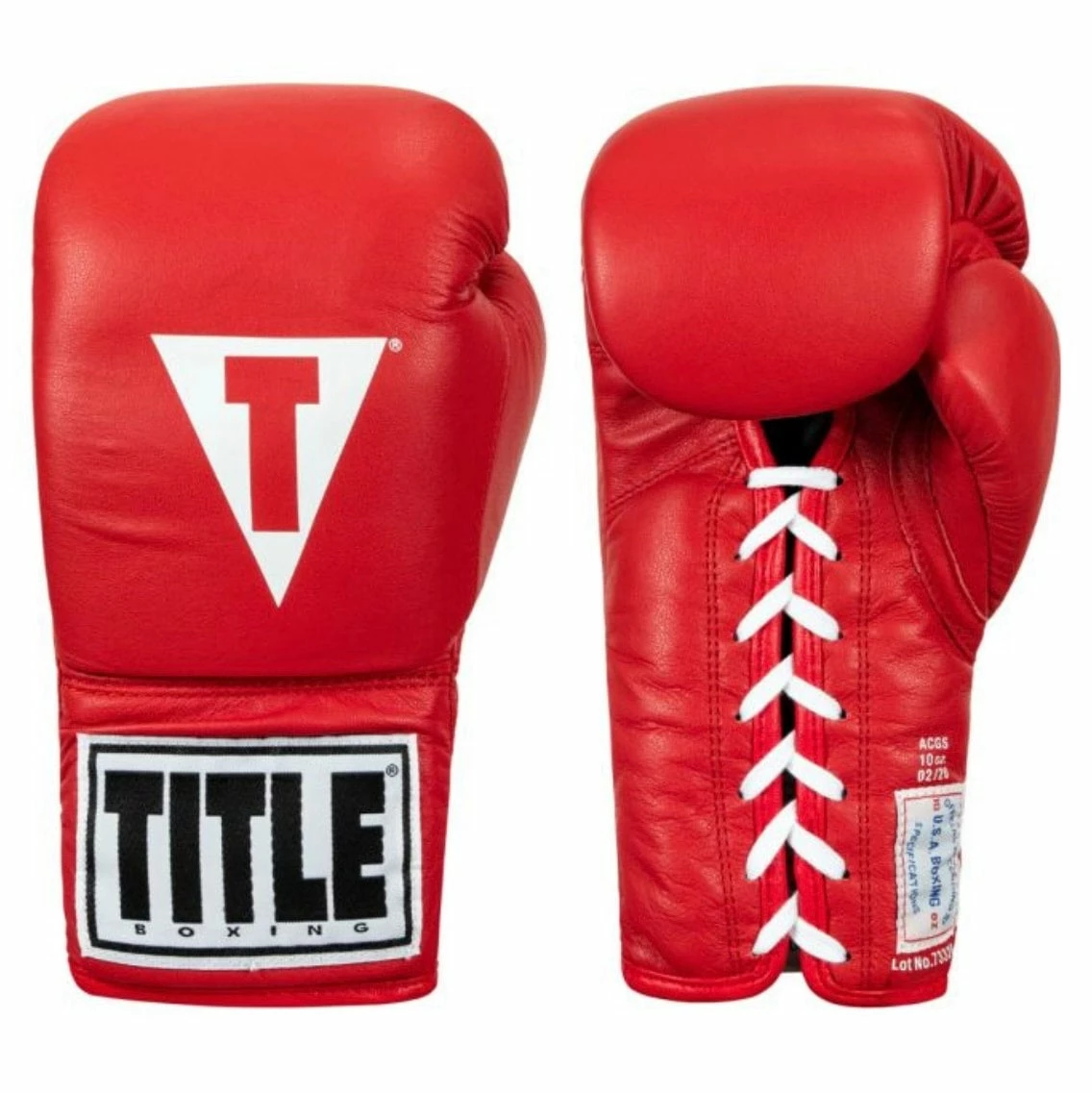 TITLE USA Boxing Competition Gloves - Lace