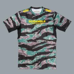 SCRAMBLE TACTIC RASHGUARD – TIGER CAMO