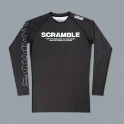 SCRAMBLE BASE RASHGUARD – BLACK
