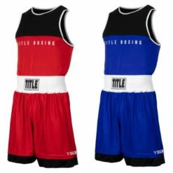 TITLE Boxing Border Reversible Amateur Competition Set