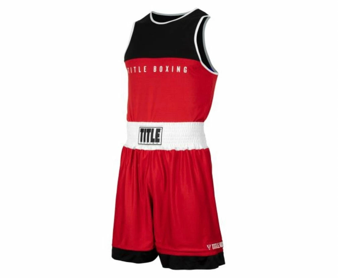 TITLE Boxing Border Reversible Amateur Competition Set - Image 2