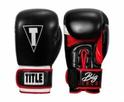 TITLE Leather Big League Bag Gloves 20oz