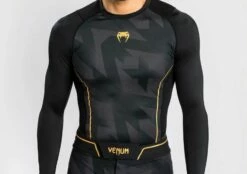 VENUM RAZOR RASHGUARD LS- BLACK/GOLD
