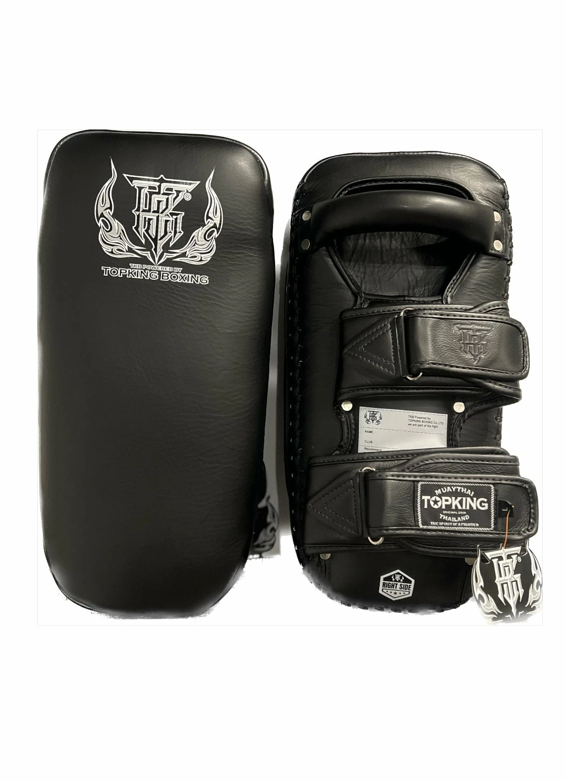 TOP KING KICKING PADS "EXTREME" (STRAIGHT) VELCRO