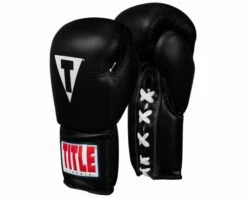 TITLE Classic Leather Lace Training Gloves 2.0