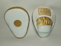 HFG PANTHER II PUNCH MITTS (White/Gold)