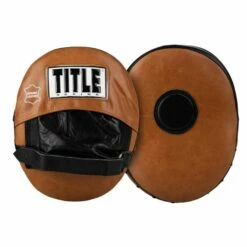 TITLE Vintage Leather Punch Mitts