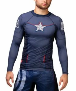 HAYABUSA 'Captain America' Long Sleeve Rash Guard